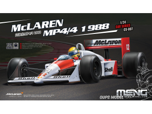 Meng maquette voiture CS-007 Une réplique classique d'une voiture de course légendaire McLaren MP/4 1/24