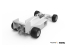 Meng maquette voiture CS-007 Une réplique classique d&#039;une voiture de course légendaire McLaren MP/4 1/24