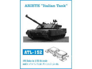 Friul Model ATL-152 Chenilles métal ARIETE "Italian Tank" 1/35