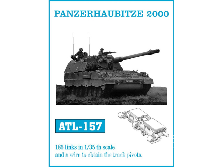 Friul Model ATL-157 Chenilles métal Panzerhaubitze 2000 1/35