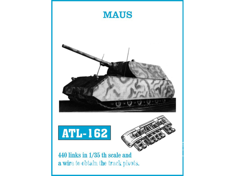 Friul Model ATL-162 Chenilles métal Maus 1/35