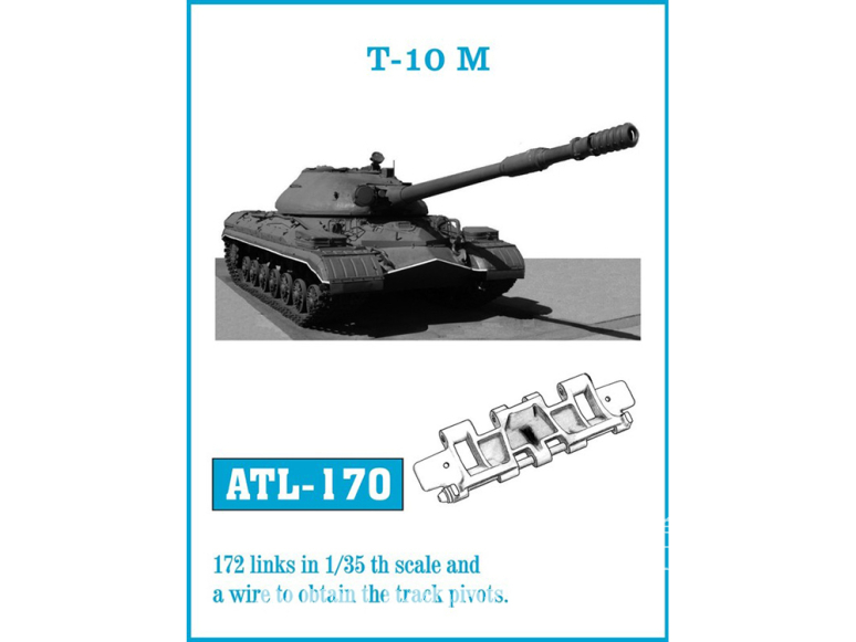 Friul Model ATL-170 Chenilles métal T-10M Condensator 1/35