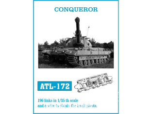 Friul Model ATL-172 Chenilles métal Conqueror 1/35