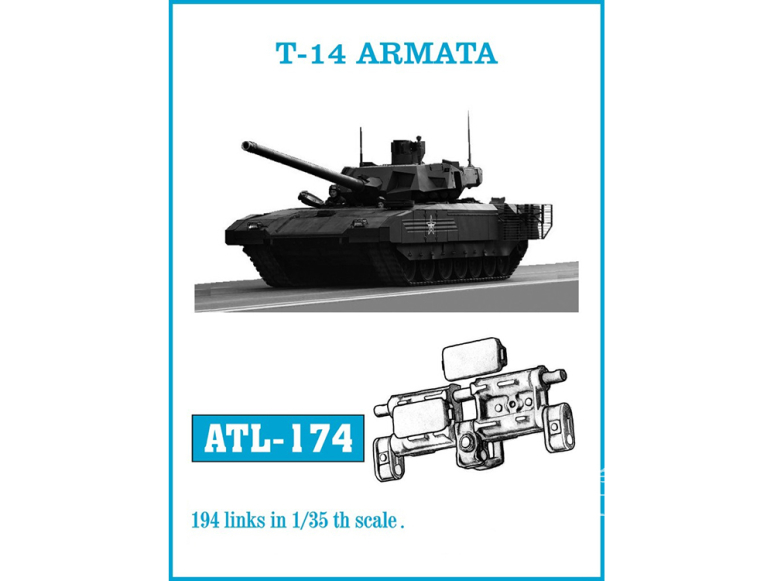 Friul Model ATL-174 Chenilles métal T-14 Armata 1/35