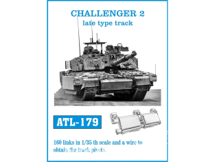 Friul Model ATL-179 Chenilles métal Challenger 2 Late type track 1/35