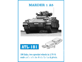 Friul Model ATL-181 Chenilles métal Marder 1 A5 1/35