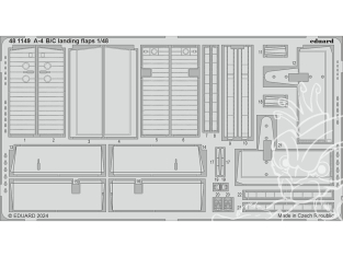 EDUARD photodecoupe avion 481149 Volets d'atterrissage Douglas A-4B/C Hobby 2000 / Hasegawa 1/48