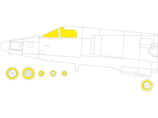 Eduard Express Mask EX1059 U-2S TFace Hobby Boss 1/48