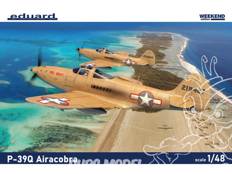 EDUARD maquette avion 8470 P-39Q Airacobra WeekEnd Edition Réédition 1/48