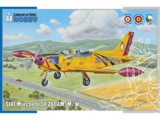 Special Hobby maquette avion 48207 SIAI-Marchetti SF.260AM/M/W 1/48