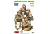 Mini Art maquette militaire 53022 KIT DE PERSONNAGES ASSIS SUR CHAR ALLEMANDS TÊTES EN RÉSINE 1/35