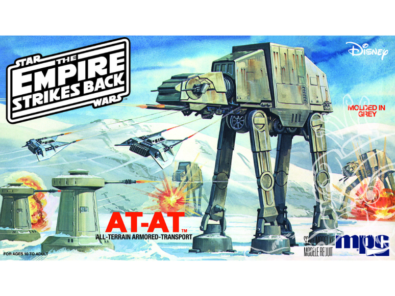 MPC MAQUETTE FICTION 950 STAR WARS THE EMPIRE STRIKES BACK AT-AT 1:100