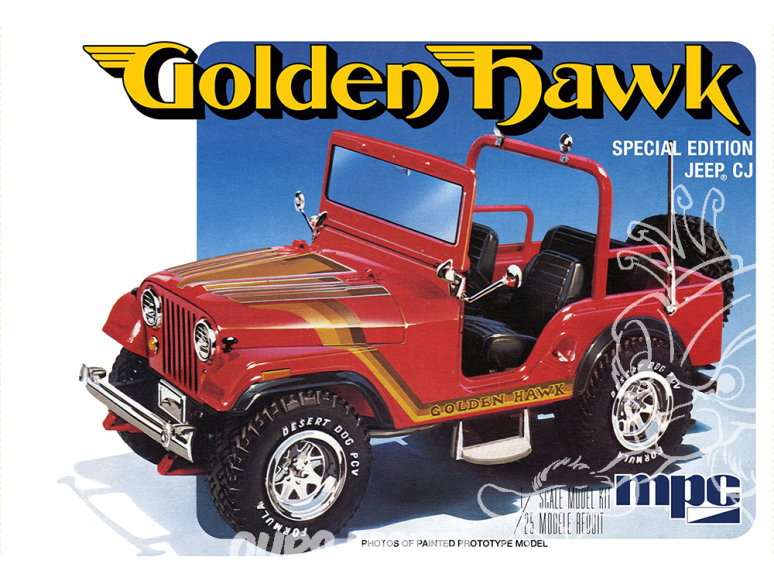 MPC maquette voiture 986 1981 JEEP CJ5 GOLDEN HAWK 1:25