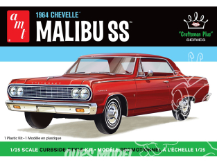 AMT maquette voiture 1426 1964 Chevy Chevelle Malibu Super Sport “Craftsman Plus” 1:25