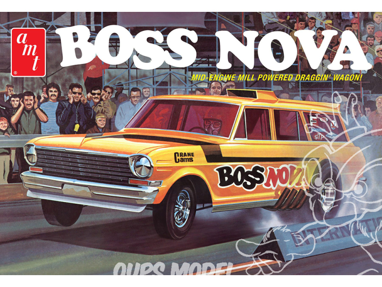 AMT maquette voiture 1441 Boss Nova Funny Car 1:25