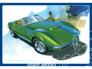 AMT maquette voiture 1437 1972 Chevy Corvette Roadster 1:25