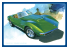 AMT maquette voiture 1437 1972 Chevy Corvette Roadster 1:25