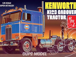 AMT maquette camion 1433 Kenworth K-123 Cabover Gulf 1/25