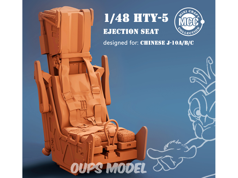 MCC Mini Craft Collection 4804 Siège éjectable HTY-5 pour J-10A/B/C - etc 1/48