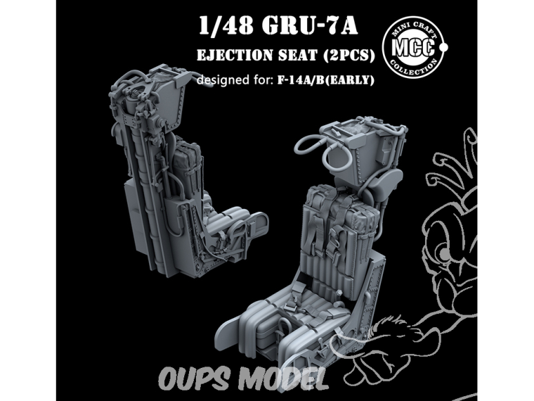 MCC Mini Craft Collection 4808 Sièges éjectable GRU-7A F-14A/B (Early production) 1/48