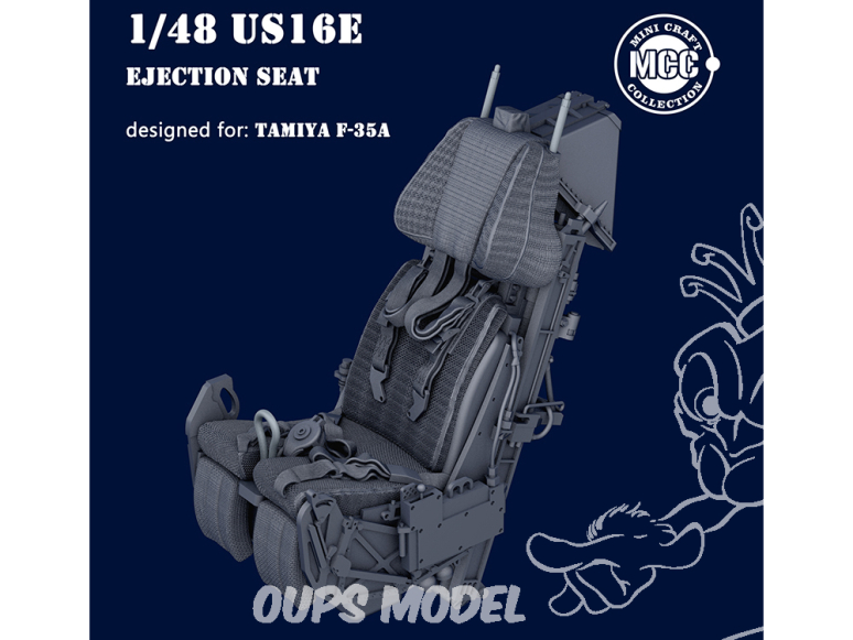 MCC Mini Craft Collection 4813 Siège éjectable US16E F-35A Tamiya 1/48