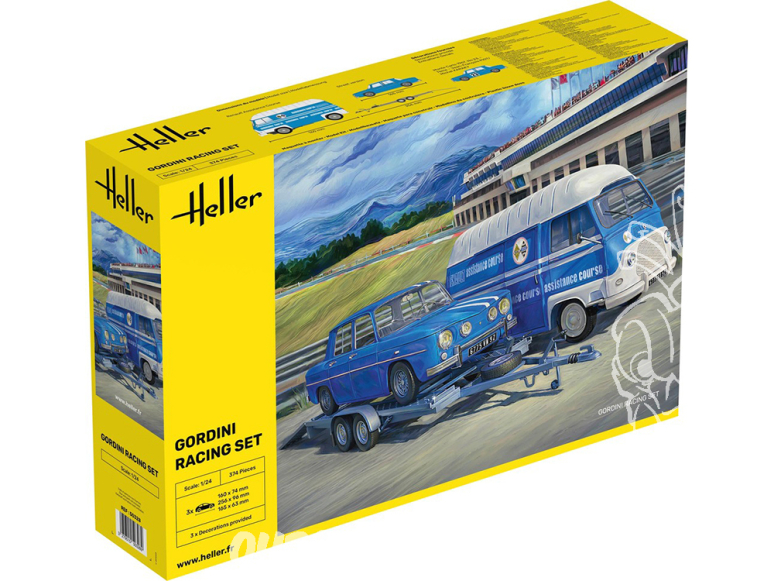 Heller maquette voiture 50328 Gordini Racing Set 1/24