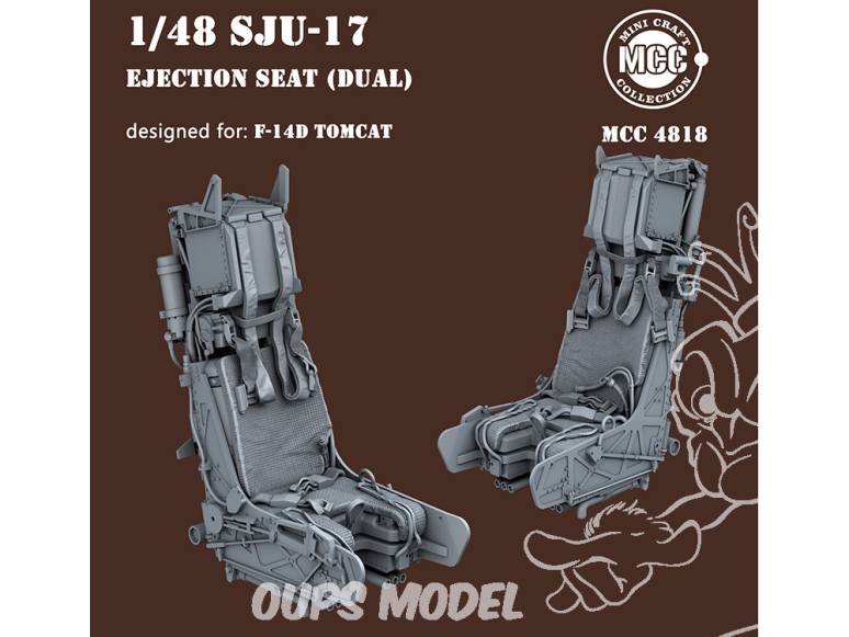 MCC Mini Craft Collection 4818 Sièges éjectable SJU-17 F-14D Tomcat 1/48