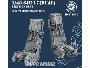 MCC Mini Craft Collection 4820 Sièges éjectable SJU-17 F/A-18D Hornet (Late) & F/A-18F/G Super Hornet 1/48