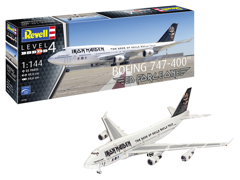 Revell maquette avion 03780 Boeing 747-400 Ed Force One 1/144