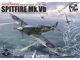 Border model maquette avion BF-004 Supermarine Spitfire Mk.Vb avec intérieur complet 1/35