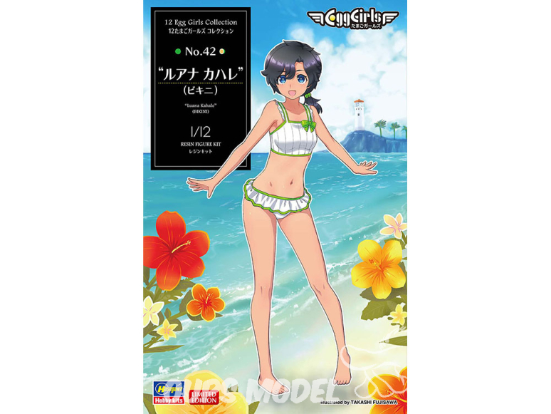 Hasegawa maquette figurine 52747 12 Egg Girls Collection n°41 « Sasha Ilyushina » (Bikini) 1/12