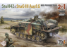 Takom maquette militaire 8017 StuH42 / StuG III Ausf.G Mid production 1/35