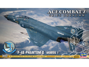 Hasegawa maquette avion 52746 Ace Combat 7 Skies Inconnu » F-4E Phantom II « Moebius 1 » 1/72