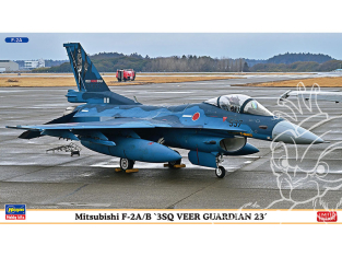 Hasegawa maquette avion 02463 Mitsubishi F-2A/B « 3SQ Veer Guardian 23 » 1/72