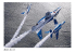 Hasegawa maquette avion 52753 Kawasaki T-4 Blue Impulse «Acro View» 1/72