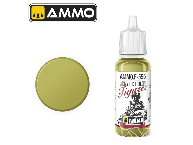 MIG peinture figurine F-555 Vert citron - Lime green 17ml