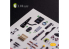 Kelik Decals 3D K32019 Autocollant 3D intérieur CR.42 LW pour kit ICM 1/32