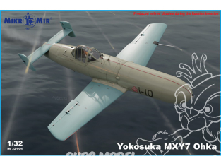 MikroMir maquette 32-004 Le Yokosuka MXY-7 Ohka. Avion d'attaque à propulsion par fusée japonais 1/32