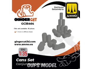 Ginger Cat accessoire GC35464 Canettes 1/35