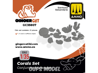 Ginger Cat accessoire GC35807 Set coraux 1/35