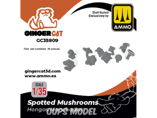 Ginger Cat accessoire GC35809 Set Champignons 1/35