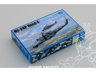 Trumpeter maquette hélicoptére 05829 Hélicoptère armé Mil Mi-24P "Hind F" 1/48