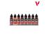 Vallejo Set Game Color 72296N Gamme Ink (Encre) 8 x 18ml