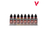 Vallejo Set Game Color 72303N Couleurs métalliques 8 x 18ml