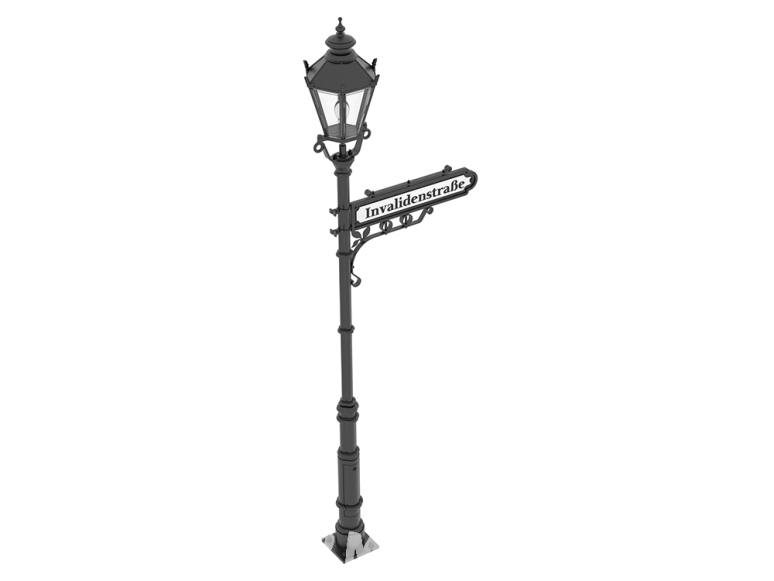 HD Models accessoire maquettes HDM35243 Lampadaire Allemand à 1 lampe et 1 direction 1/35