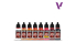 Vallejo Set Game Color 72196 Dragons de feu 8 x 18ml