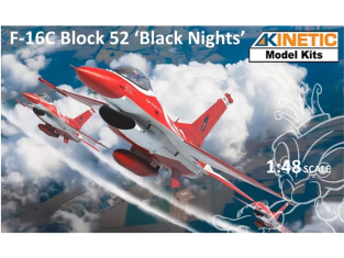 Kinetic maquette avion K48133 F-16C Block 52 Air Force Singapore 1/48