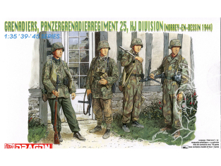 DRAGON maquette militaire 6110 Grenadiers, Pz.Gren.Rgt.25, HJ Division Norrey-en-Bessin 1944 1/35