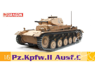 Dragon maquette militaire 75045 Panzer II Ausf.C 1/6