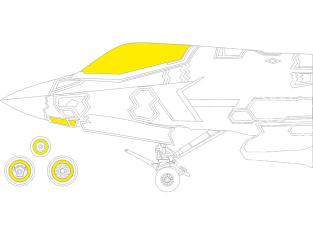 Eduard Express Mask CX671 F-35B Tamiya 1/72